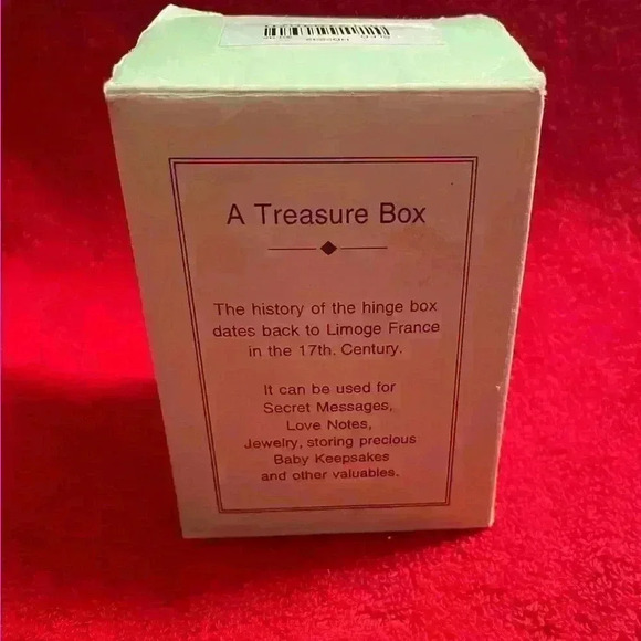 Two Vintage Christmas Porcelain Hinged Trinket Boxes Snowman and Sleigh NIB - Picture 13 of 13